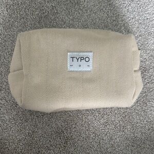 Tan Canvas Pouch